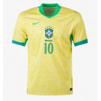 Camiseta Brasil Rodrygo Goes #10 Primera Equipación Copa America 2024 manga corta